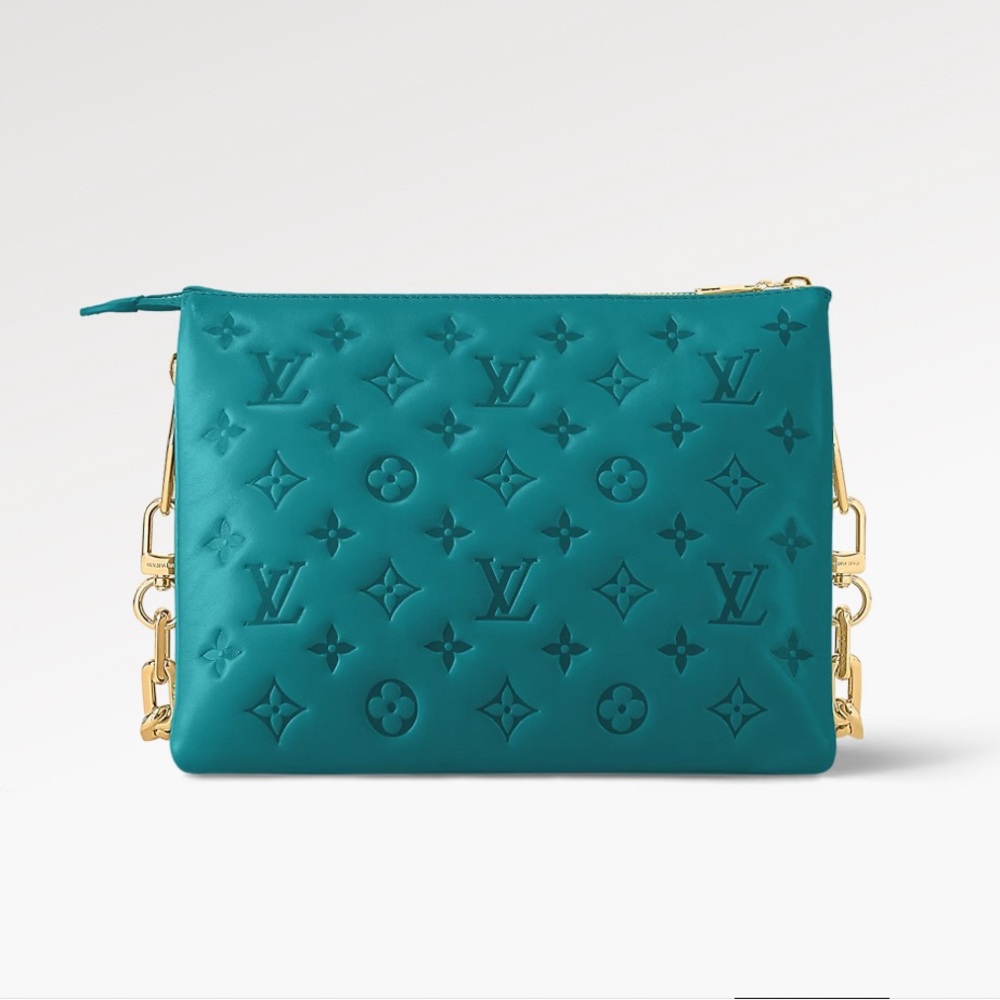 Louis Vuitton COUSSIN PM- ELECTRIC TURQUOISE BLUE - Picture 5 of 12
